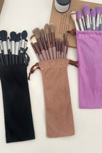 Load image into Gallery viewer, 13 PCS MAKEUP BRUSH SET WITH STORAGE BAG (3 colors)