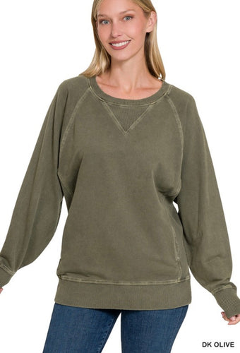 Paisley French Terry Pullover