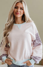 Load image into Gallery viewer, Color Block Patchwork Pullover (3 Color Options)