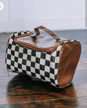 Load image into Gallery viewer, Checkered Makeup Bag