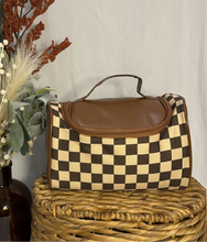 Load image into Gallery viewer, Checkered Makeup Bag