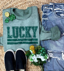 Lucky Inside Out Vintage Sweatshirt