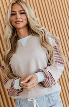 Load image into Gallery viewer, Color Block Patchwork Pullover (3 Color Options)