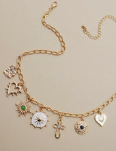 Load image into Gallery viewer, Sunburst Charm Necklace