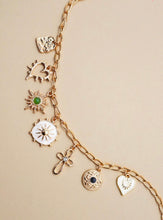 Load image into Gallery viewer, Sunburst Charm Necklace