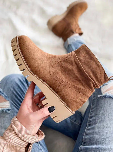 Very G Dasher Booties-Tan