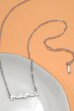 Load image into Gallery viewer, Mama Script Necklace