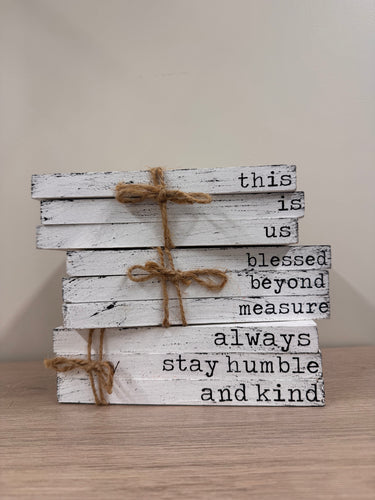 Wood Block Sets