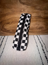 Load image into Gallery viewer, Checkered Cosmetic Bag-Small