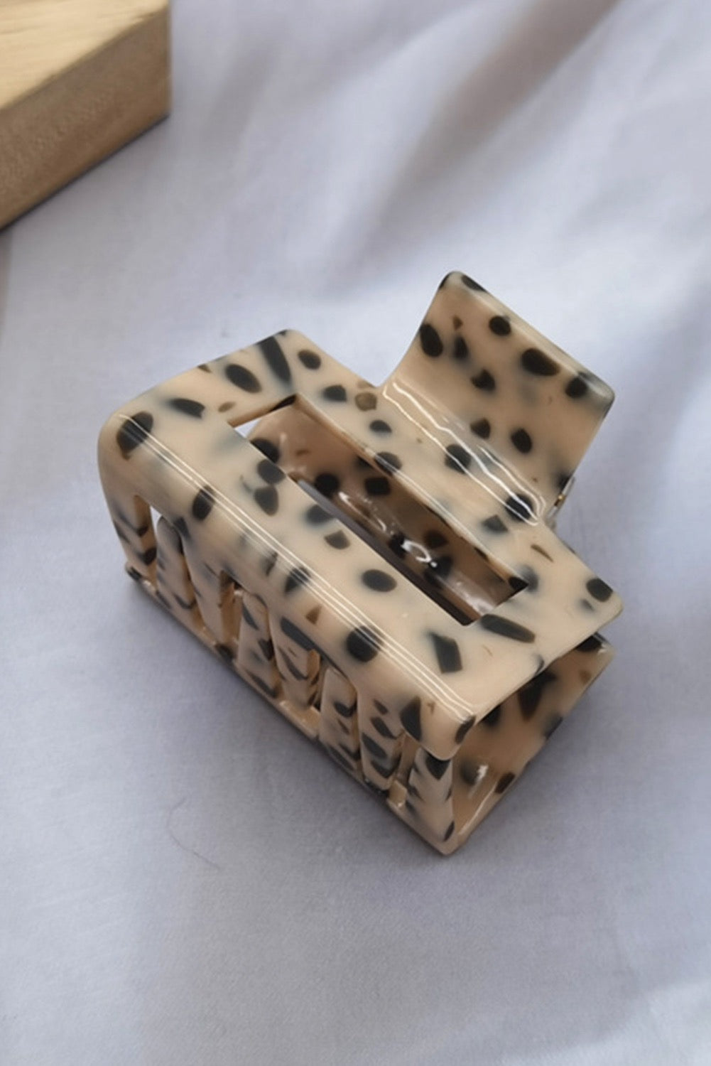 Leopard Print Square Claw Clip