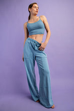 Load image into Gallery viewer, Mineral Washed Full Length Cotton Pants