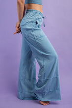 Load image into Gallery viewer, Mineral Washed Full Length Cotton Pants