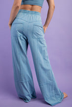Load image into Gallery viewer, Mineral Washed Full Length Cotton Pants
