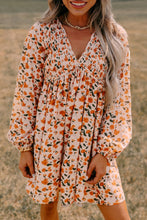 Load image into Gallery viewer, PREORDER Floral Bubble Sleeve Babydoll Dress