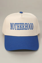 Load image into Gallery viewer, PREORDER MOTHERHOOD Embroidered Baseball Cap