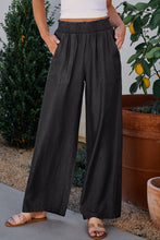 Load image into Gallery viewer, PREORDER Black High Waist Wide Leg Jeans