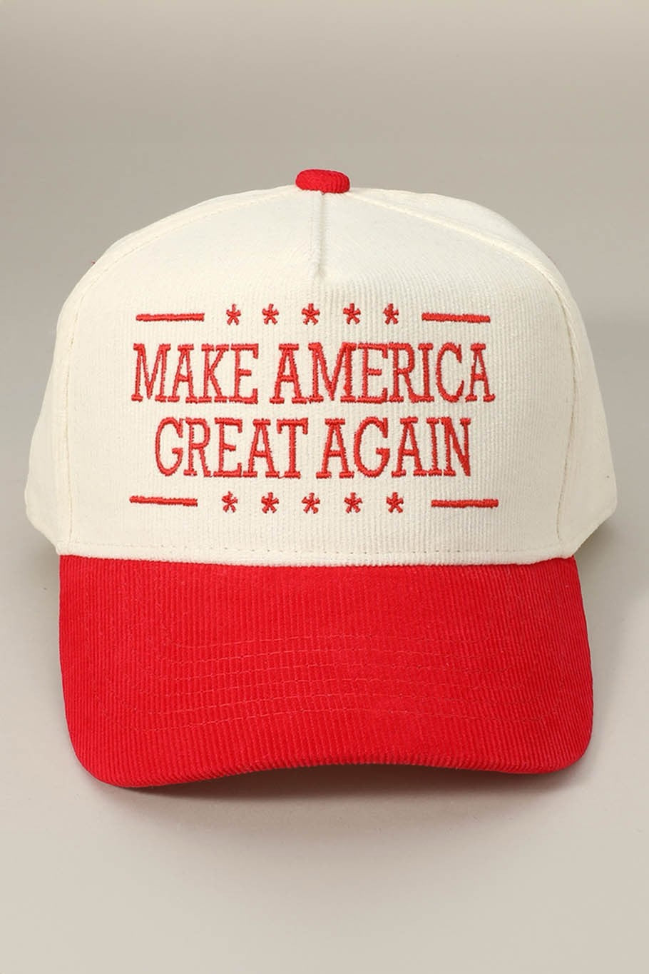 PREORDER MAKE AMERICA GREAT AGAIN Corduroy Baseball Cap