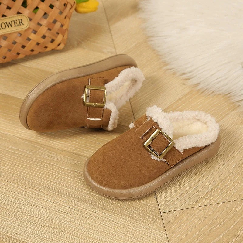 PREORDER The Daniela Kids Faux Fur Lined Clogs