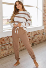 Load image into Gallery viewer, PREORDER Striped Pullover and Joggers Set