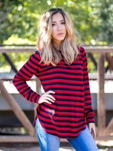 Load image into Gallery viewer, PREORDER Long Sleeve Thick Stripe Gradie Top S-3X