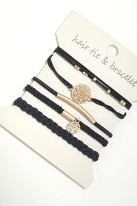 Dual Function hair tie/bracelet set