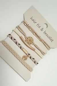 Dual Function hair tie/bracelet set