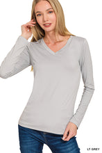 Load image into Gallery viewer, V-neck Long Sleeve (5 colors)