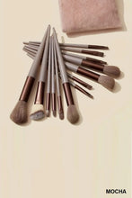 Load image into Gallery viewer, 13 PCS MAKEUP BRUSH SET WITH STORAGE BAG (3 colors)